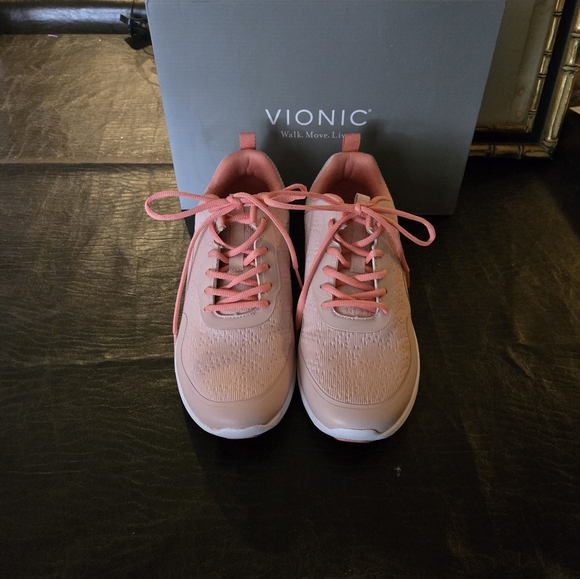 Vionic shoes size 11 peach/ rose pink - Picture 2 of 4